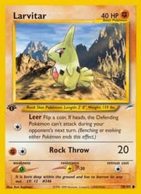 Larvitar - Neo Destiny - Pokemon card