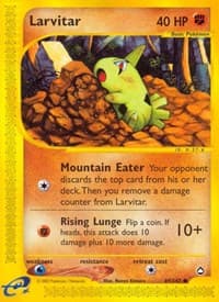 Larvitar - Aquapolis - Pokemon card