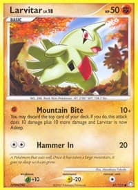 Larvitar - Mysterious Treasures - Pokemon card