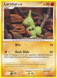 Larvitar - Stormfront - Pokemon card