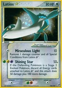 Latios Star - EX Deoxys - Pokemon card