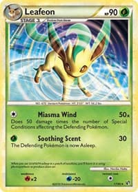 Leafeon - Undaunted - Pokemon card