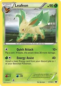 Leafeon - Dark Explorers - Pokemon card