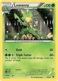 Leavanny (8) - Emerging Powers - Pokemon card