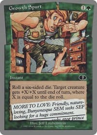 Growth Spurt - Unglued - Magic: The Gathering card