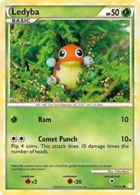 Ledyba - HeartGold SoulSilver - Pokemon card