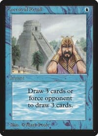 Ancestral Recall - Beta Edition - Magic: The Gathering card