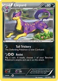 Liepard - Boundaries Crossed - Pokemon card