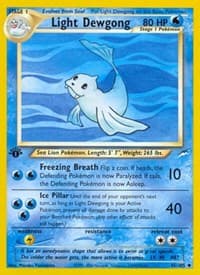 Light Dewgong - Neo Destiny - Pokemon card