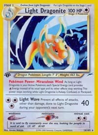 Light Dragonite - Neo Destiny - Pokemon card