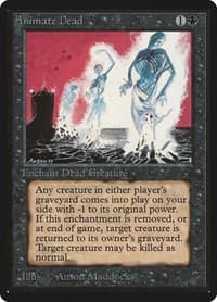 Animate Dead - Beta Edition - Magic: The Gathering card