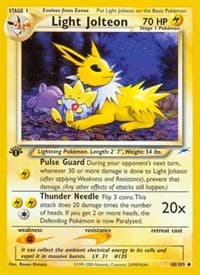 Light Jolteon - Neo Destiny - Pokemon card