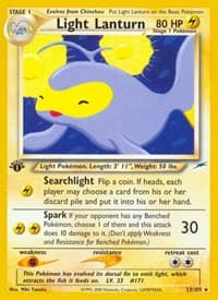 Light Lanturn - Neo Destiny - Pokemon card