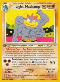 Light Machamp - Neo Destiny - Pokemon card