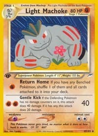 Light Machoke - Neo Destiny - Pokemon card