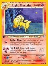 Light Ninetales - Neo Destiny - Pokemon card