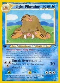Light Piloswine - Neo Destiny - Pokemon card