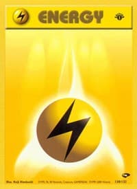 Lightning Energy - Gym Challenge - Pokemon card