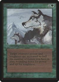 Aspect of Wolf - Beta Edition - Magic: The Gathering card