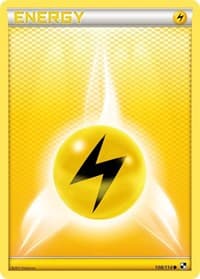 Lightning Energy - Black and White - Pokemon card