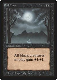 Bad Moon - Beta Edition - Magic: The Gathering card