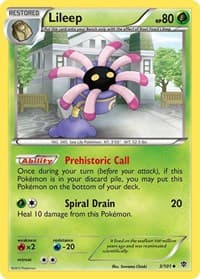 Lileep - Plasma Blast - Pokemon card