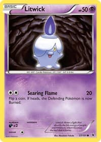 Litwick (57) - Noble Victories - Pokemon card
