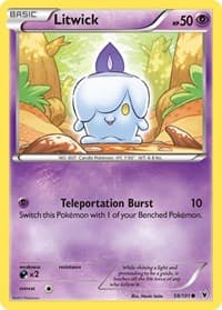 Litwick (58) - Noble Victories - Pokemon card