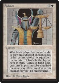 Balance - Beta Edition - Magic: The Gathering card