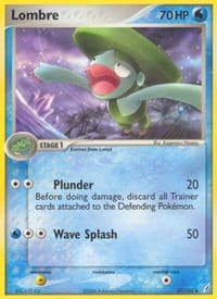 Lombre - EX Crystal Guardians - Pokemon card
