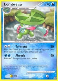 Lombre - Secret Wonders - Pokemon card