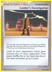Looker's Investigation - Platinum - Pokemon card