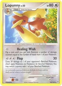 Lopunny - Diamond and Pearl - Pokemon card