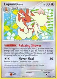Lopunny - Arceus - Pokemon card