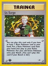 Lt. Surge (17) - Gym Heroes - Pokemon card