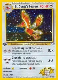 Lt. Surge's Fearow - Gym Heroes - Pokemon card