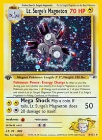 Lt. Surge's Magneton - Gym Heroes - Pokemon card