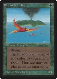Birds of Paradise - Beta Edition - Magic: The Gathering card