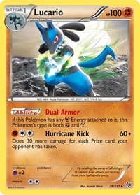 Lucario (78) - Plasma Storm - Pokemon card