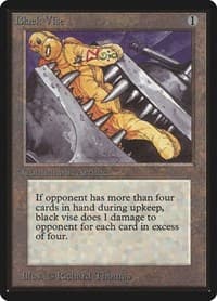 Black Vise - Beta Edition - Magic: The Gathering card