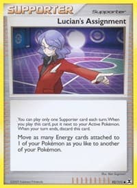 Lucian's Assignment - Rising Rivals - Pokemon card