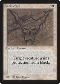 Black Ward - Beta Edition - Magic: The Gathering card
