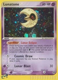 Lunatone - EX Sandstorm - Pokemon card