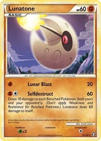 Lunatone - Triumphant - Pokemon card