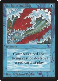 Blue Elemental Blast - Beta Edition - Magic: The Gathering card