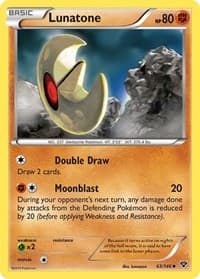 Lunatone - XY Base Set - Pokemon card
