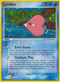 Luvdisc - EX Crystal Guardians - Pokemon card