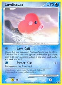 Luvdisc - Platinum - Pokemon card