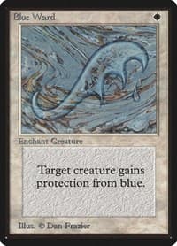 Blue Ward - Beta Edition - Magic: The Gathering card