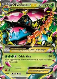 M Venusaur EX - XY Base Set - Pokemon card